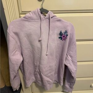 Santa Cruz Skateboards Lavender Hoodie with Floral Design